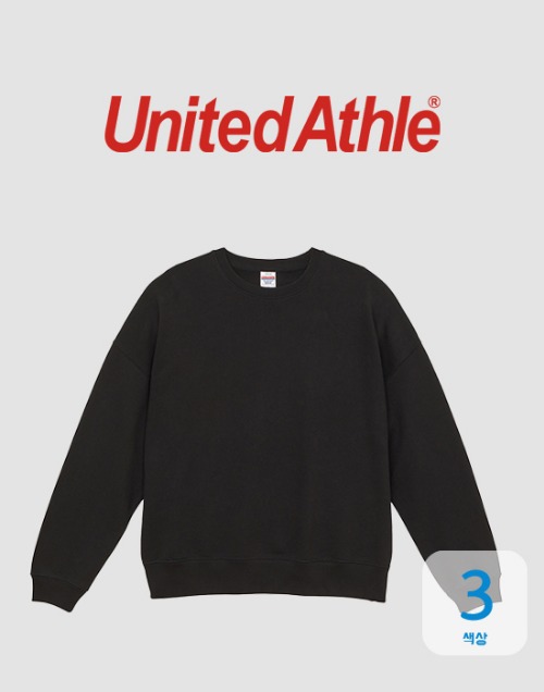 [United Athle] 헤비쮸리 오버핏 맨투맨 340g
