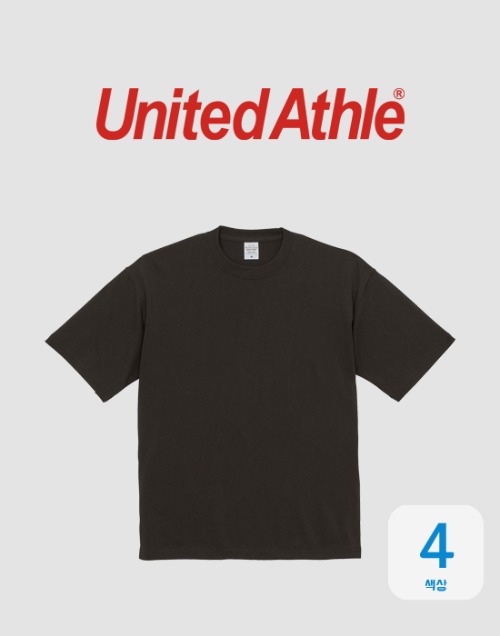 [United Athle] 10수 헤비 오버핏 반팔 310g
